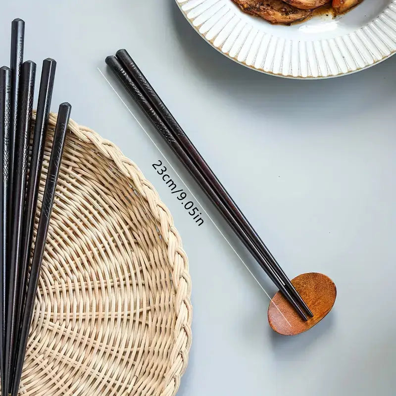 Black Sandalwood Chopsticks Set