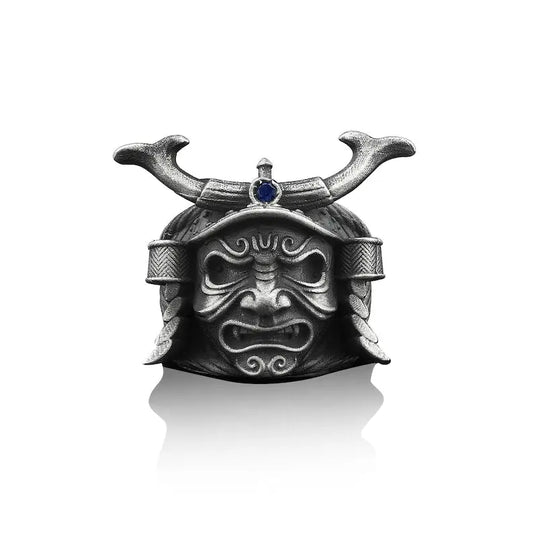 Shogun Demon Silver Ring