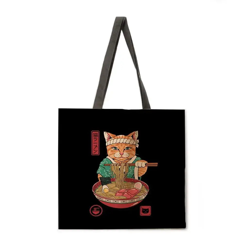 Ramen Cat Tote Bag