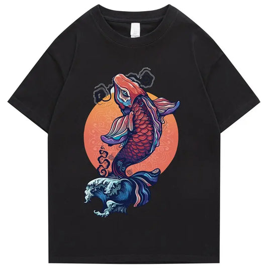 Watercolor Art Koi Fish T-Shirt